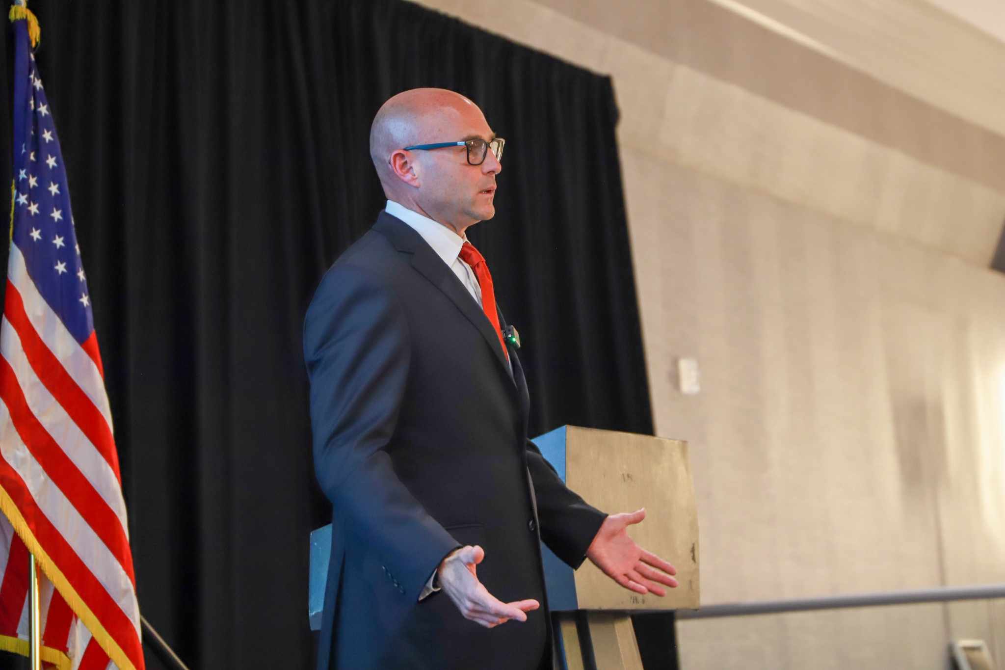 Chris Grollnek Addressing Congressional Leaders in Washington D.C.