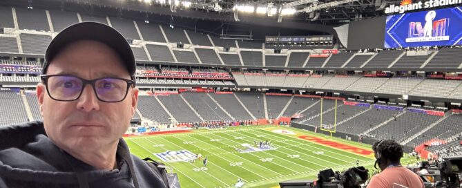 Chris Grollnek active shooter expert on-site at Super Bowl LVIII Allegiant Stadium Las Vegas